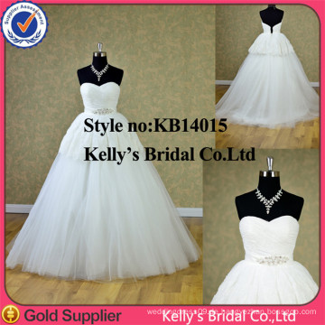 Sexy Kellybridal Schatz Hals Spitze Appliqued Zwei Tone Brautjungfer Kleider